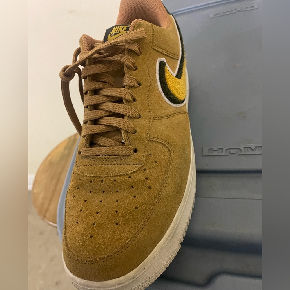 Nike brown suede Air Force 12